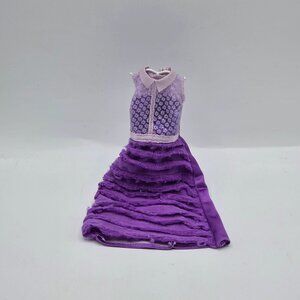 Lavender Lace Barbie Fashion Pack Dress With Sequin Bodice